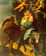 Carducci, Bartolommeo The Flight into Egypt oil painting artist